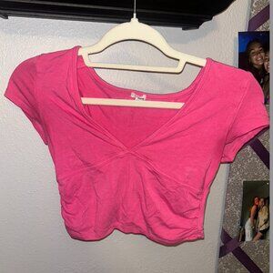 Pink Garage Crop Top
